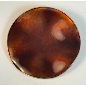 Brooch Pilgrim Skanderborg Enamel on Copper Beautiful Finish Signed